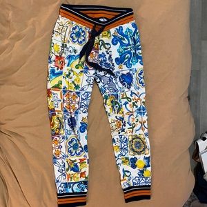Dolce & Gabbana Majolica joggers
